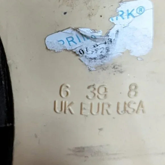 Primark Women's Blocked Heel Sandals Gold Buckle Black Strap 3 1/2” Heel… - Picture 9 of 14